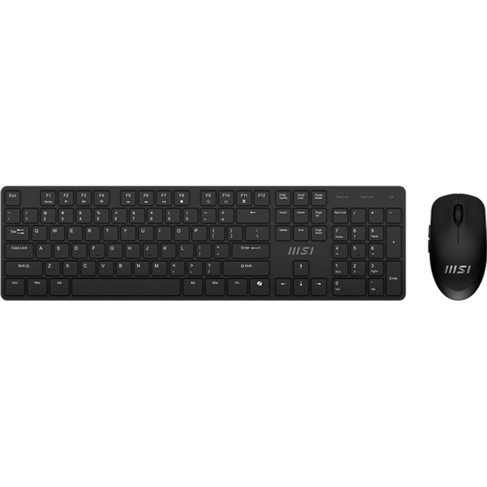 کیبورد و موس بی سیم اداری ام اس آی FORGE K200 COMBO